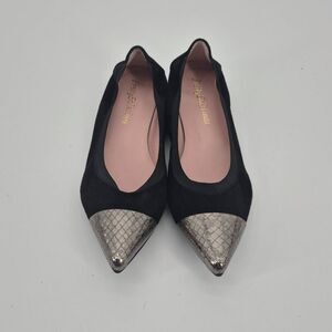 Pretty Ballerinas Leather Black Ballet Flats Size EU 38/ US 7.5